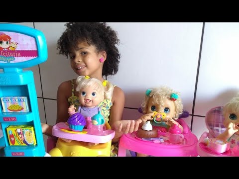 Baby alive na confeitaria