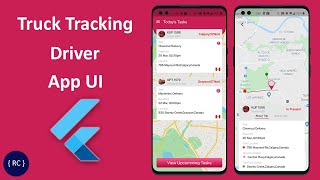 Truck Tracking Driver App UI in Flutter screenshot 2