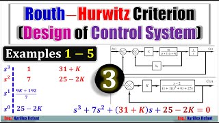 Routh−Hurwitz Criterion - Part 3 | Stability Design of Control System | Control Systems Engineering