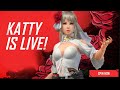 KATTY IS LIVE CUSTOMS GAMEPLAY GARENA FREE FIRE || 💎 GIVEAWAY #gyangaming #totalgaming #freefire