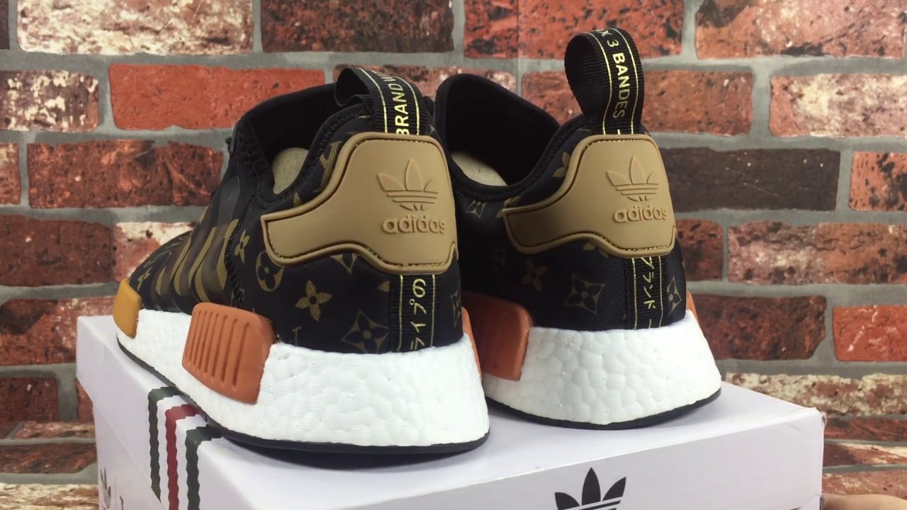 SUPREME X LOUIS VUITTON X ADIDAS NMD R1 BY3087 FROM - YouTube