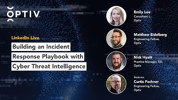 Build an Incident Response Playbook with Cyber Threat Intelligence