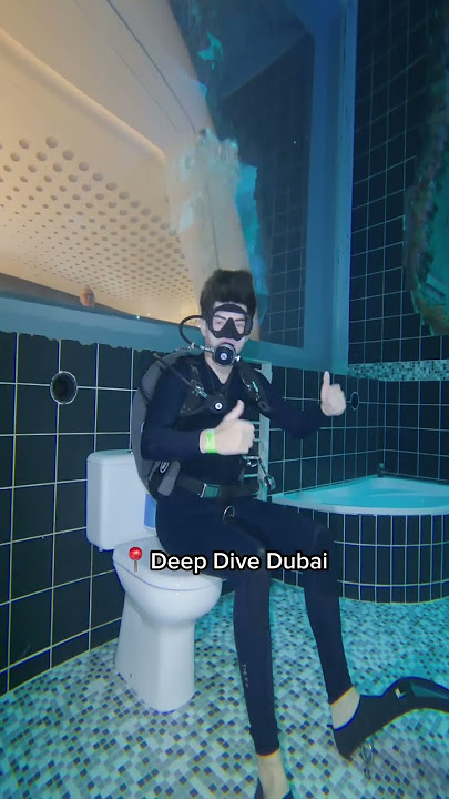 The world’s deepest pool! #shorts