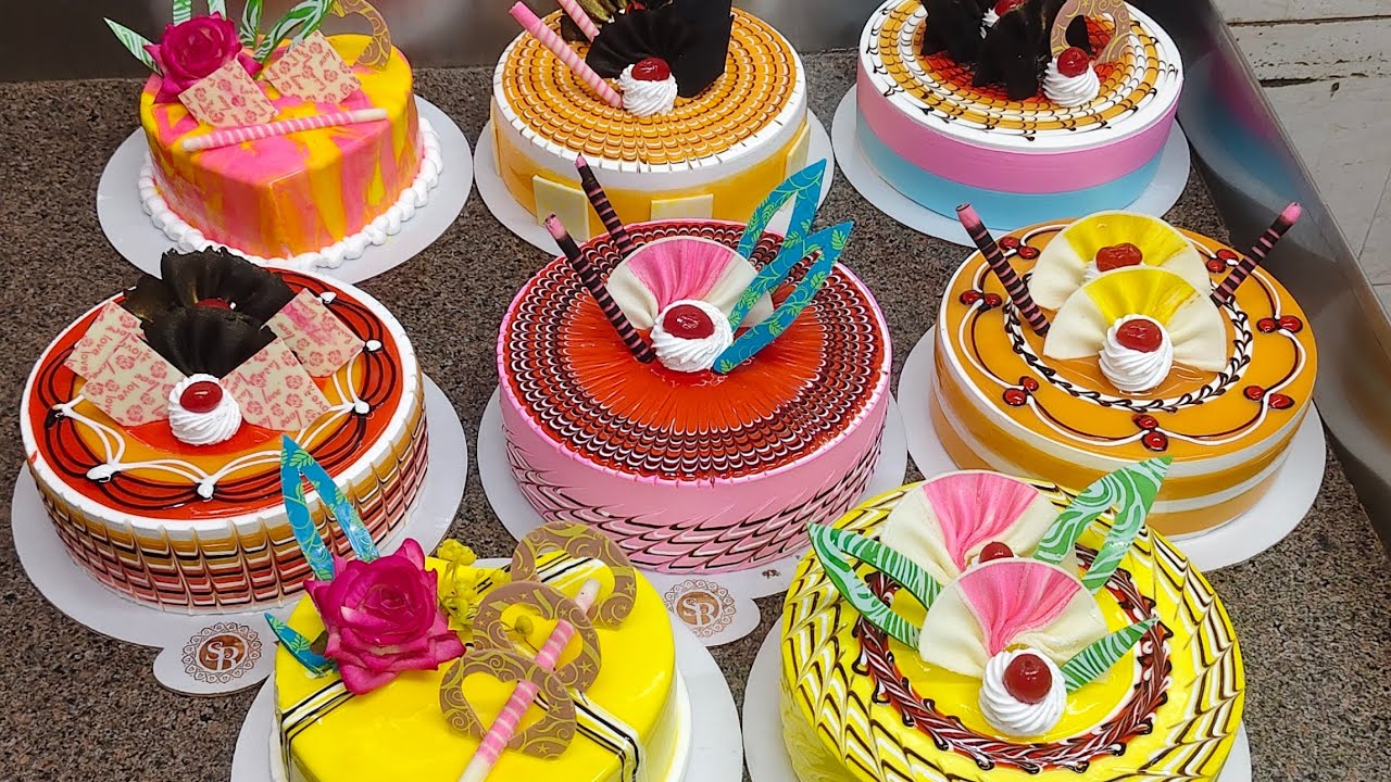 Round Cake Design For Birthday 🎂cake #cakedesign #cakedecorating #cakes #livecake #shorts #ytshorts