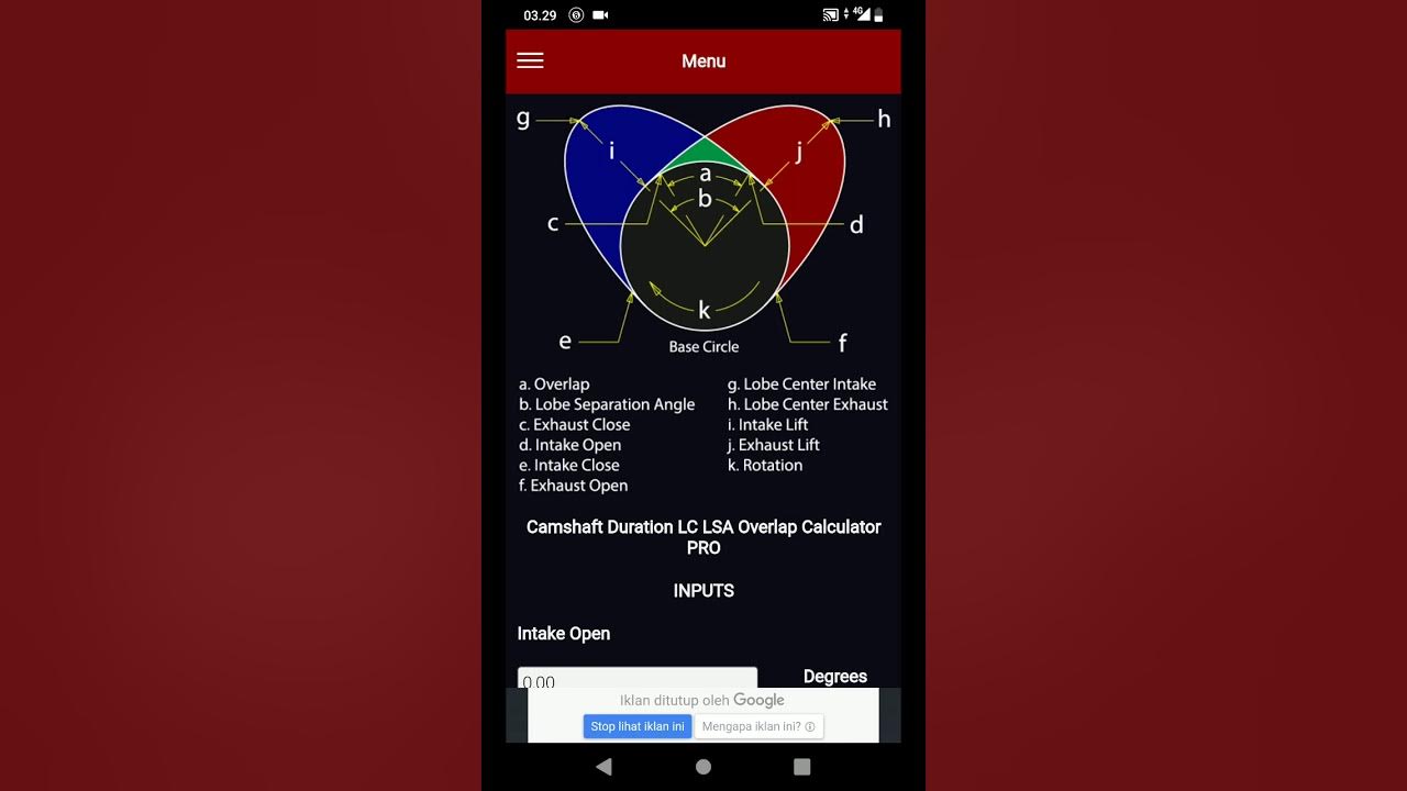 camshaft duration LC las overlap YouTube