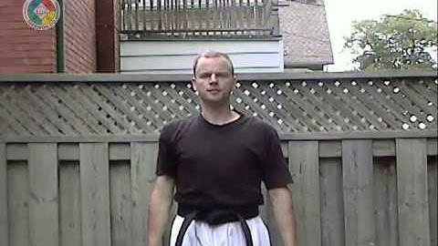 Taekwondo: Hapkido: Foundations: high block, front view
