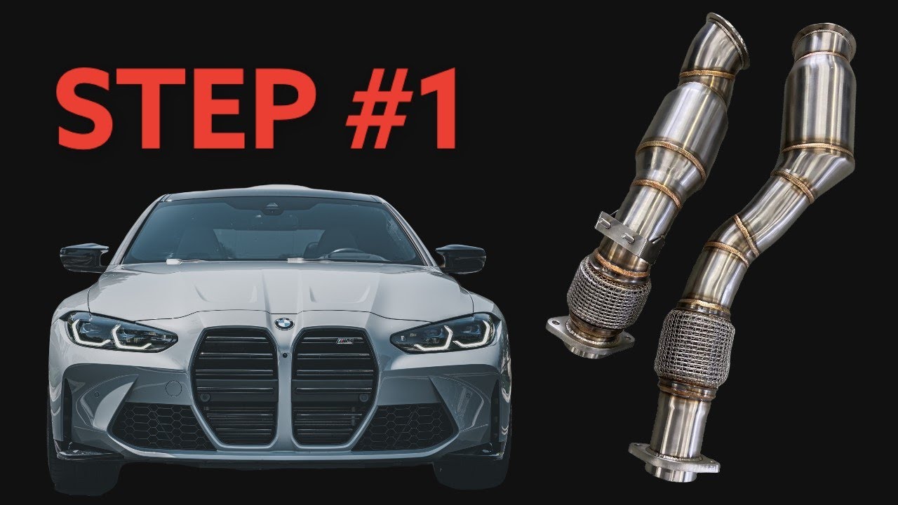 BMW M4 G82 Comp - Active Autowerke Full Exhaust, Step 1: Downpipes