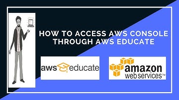 How to access AWS console through AWS educate