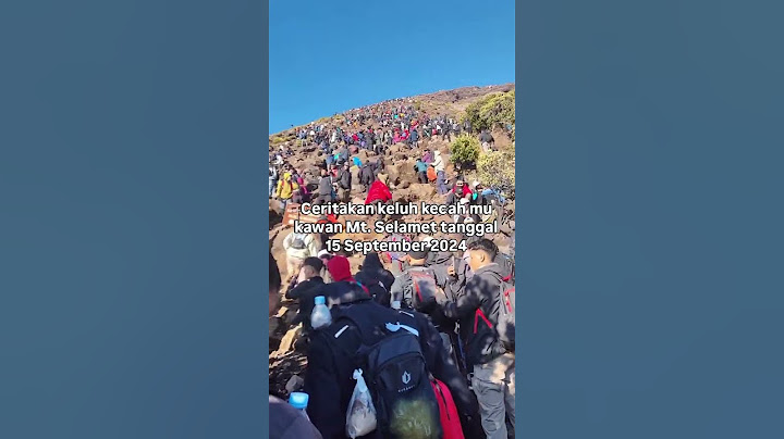 Siapa Coba Yang Naik Gunung Slamet 15 September? #Shorts #GunungSlamet