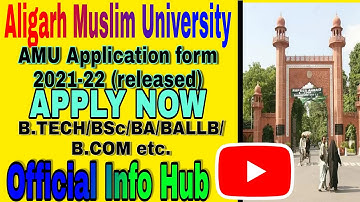 How To Fill AMU Entrance Application Form 2021-22 Kaise Bharen / How To Apply AMU Entrance Exam 2021
