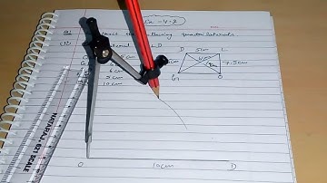 Q 1 (ii), Ex 4.2 - practical geometry - Chapter 4  - maths class 8th - NCERT