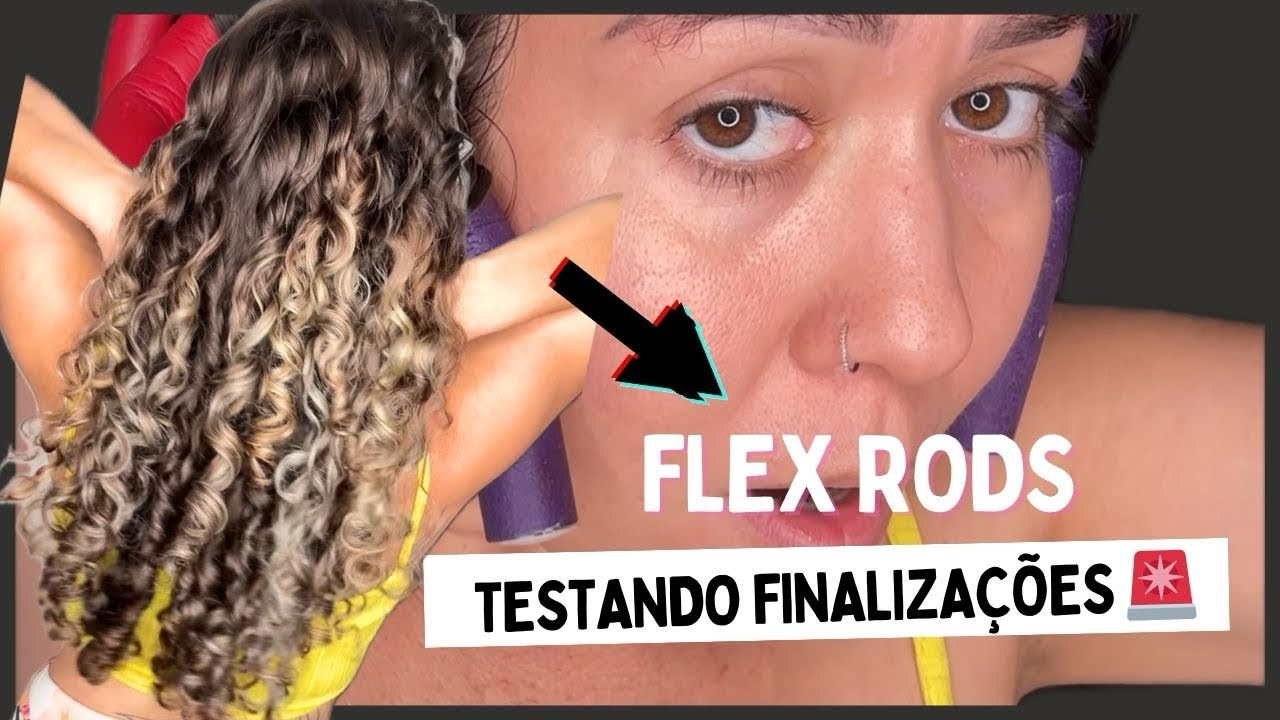 Texturização no cabelo com Flex Rods / modeladores flexíveis 