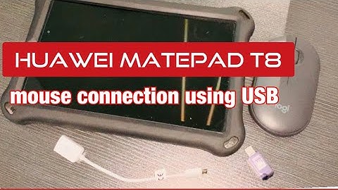 Huawei MatePad T8 : Mouse connection Via USB