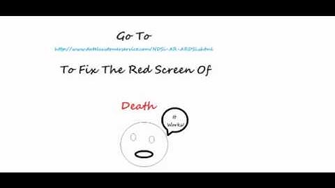 Action Replay Dsi: How to Fix The Red Screen of Death