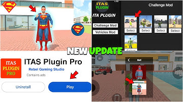 ITAs Plugin Pro + GTA 5 Mode 🤑 in Indian Theft Auto Simulator | Indian Theft Auto Game New Update 