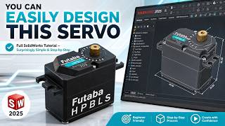 Mastering RC Design: How to Model a Futaba Servo in Solidworks