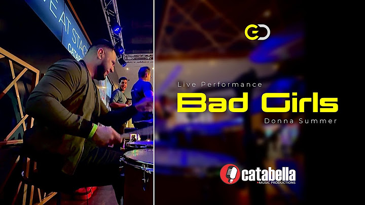 Bad Girls Drums version - Drums performance video thumbnail