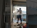 تركيب الباب الزجاج