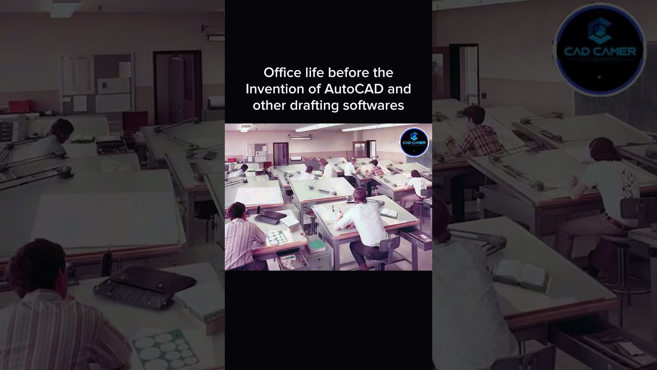 Office life before invention on AutoCAD #autocad #design #shorts #cad #3d #mech #engineering #tech