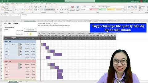 Hướng dẫn chạy tiến độ excel tự động năm 2024