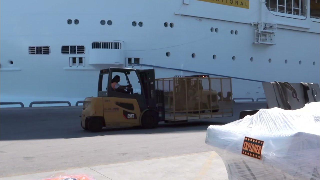 Explorer Of The Seas...... DRY DOCK LOADING YouTube
