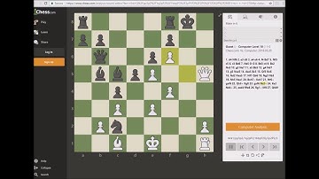 Beat chess com Stockfish level 10 in 27 moves