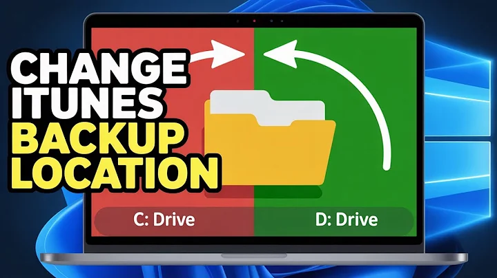 How to change iTunes backup location from C drive to Another drive