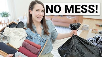 How to Declutter WITHOUT Making a Mess (7 Tips)