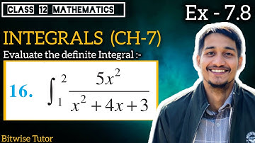 Ex 7.8 class 12 maths q16 | Ex 7.8 q16 class 12 | Question 16 exercise 7.8 Class 12