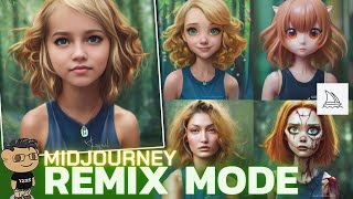 Midjourney's NEW Remix Mode : Amazing Feature