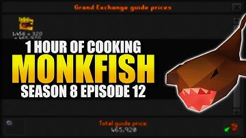 Cooking Monkfish | Testing OSRS Wiki Money Making Methods | Money Making Guide 2023