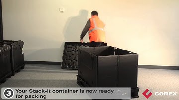 COREX Plastics - Stack-Up Containers