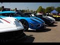 Koenigsegg one:1,Agera RSN,Huayra,mclaren P1 and more on track