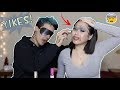 Bestfriend Does My Makeup Blindfolded!