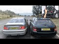 Audi RS4 Avant &amp; BMW M3 CSL - Forza Horizon 5 | Logitech g29 gameplay