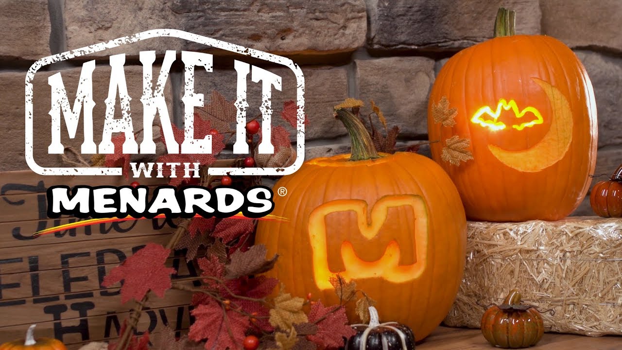 Power Tool Pumpkin Carving Make It With Menards YouTube