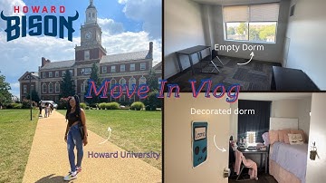 Howard University West Towers (Single) Empty & Decorated dorm tour + Sophomore year Move In Vlog