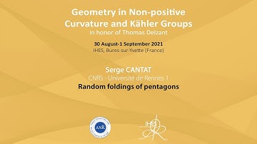 Serge Cantat - Random foldings of pentagons