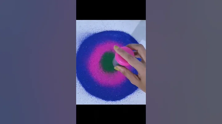 Rangoli designs with stencil Easy | How to use Rangoli stencils #shorts #youtubeshorts #rangoli