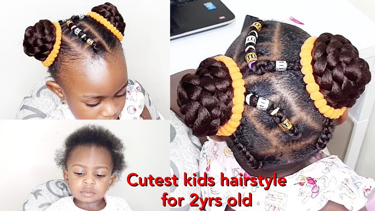 Kids Braids Hairstyle for Short Hair| Toddler summer hairstyle| Kids ...