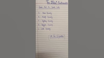 THE DELHI SULTANATE 🤴👑🦁|| Easy way to learn 5 dynasties|| Class 7 || Social science