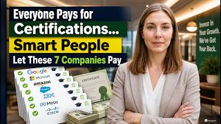 Everyone Pays for Certifications... Smart People Let These 7 Companies Pay
