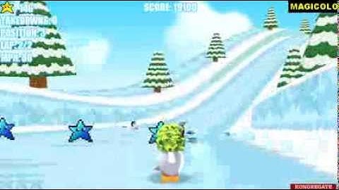 Ice Run RumbleSushi 3D - Free game online racing Magicolo 2014