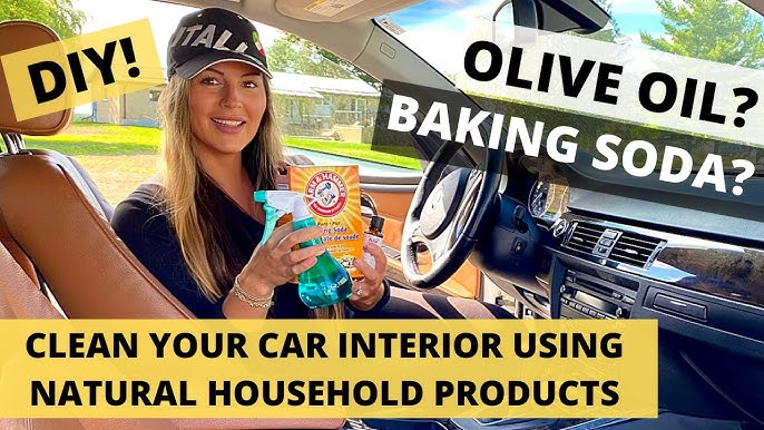 How to Clean Your Car With Household Items