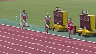 2018 山口県高校総体陸上 女子1500m 予選1組 2018 山口県高校総体陸上 女子1500m 予選1組