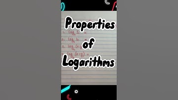 properties of logarithm| logarithm properties explained #shorts #short #logarithm