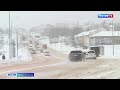 Снежная метель вновь обрушилась на Севастополь, как город справится с пробками