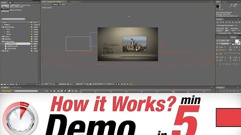 After Effects Template BlueFX Free Slide Demo