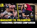 Alex Volkanovski &amp; Islam Makhachev Compare Their Takedowns &amp; Defense at UFC 284 Open Workouts!