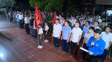 Đoàn thanh niên xã Cao Phong tổ chức lễ thắp nến tri ân các Anh hùng liệt sỹ